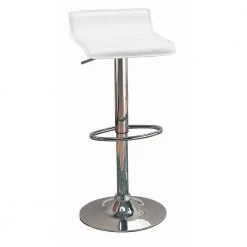 29 in. Upholstered Backless Bar Stools with Adjustable Height White and Chrome (Set of 2) by Coaster Home Furnishings 10 29 in. Upholstered Backless Bar Stools with Adjustable Height White and Chrome (Set of 2) by Coaster Home Furnishings -Coaster Home Furnishings Shop white chrome coaster home furnishings bar stools 120391 4f 1000