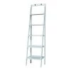 71.75 in. White Wood 5-Shelf Ladder Bookcase by Coaster Home Furnishings -Coaster Home Furnishings Shop white coaster home furnishings bookcases bookshelves 804368 64 1000