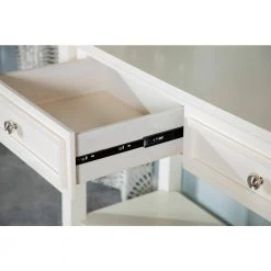 47.25 in. White Rectangle Wood Sofa Table with Lower Shelf by Coaster Home Furnishings 17 47.25 in. White Rectangle Wood Sofa Table with Lower Shelf by Coaster Home Furnishings -Coaster Home Furnishings Shop white coaster home furnishings console tables 753309 44 1000
