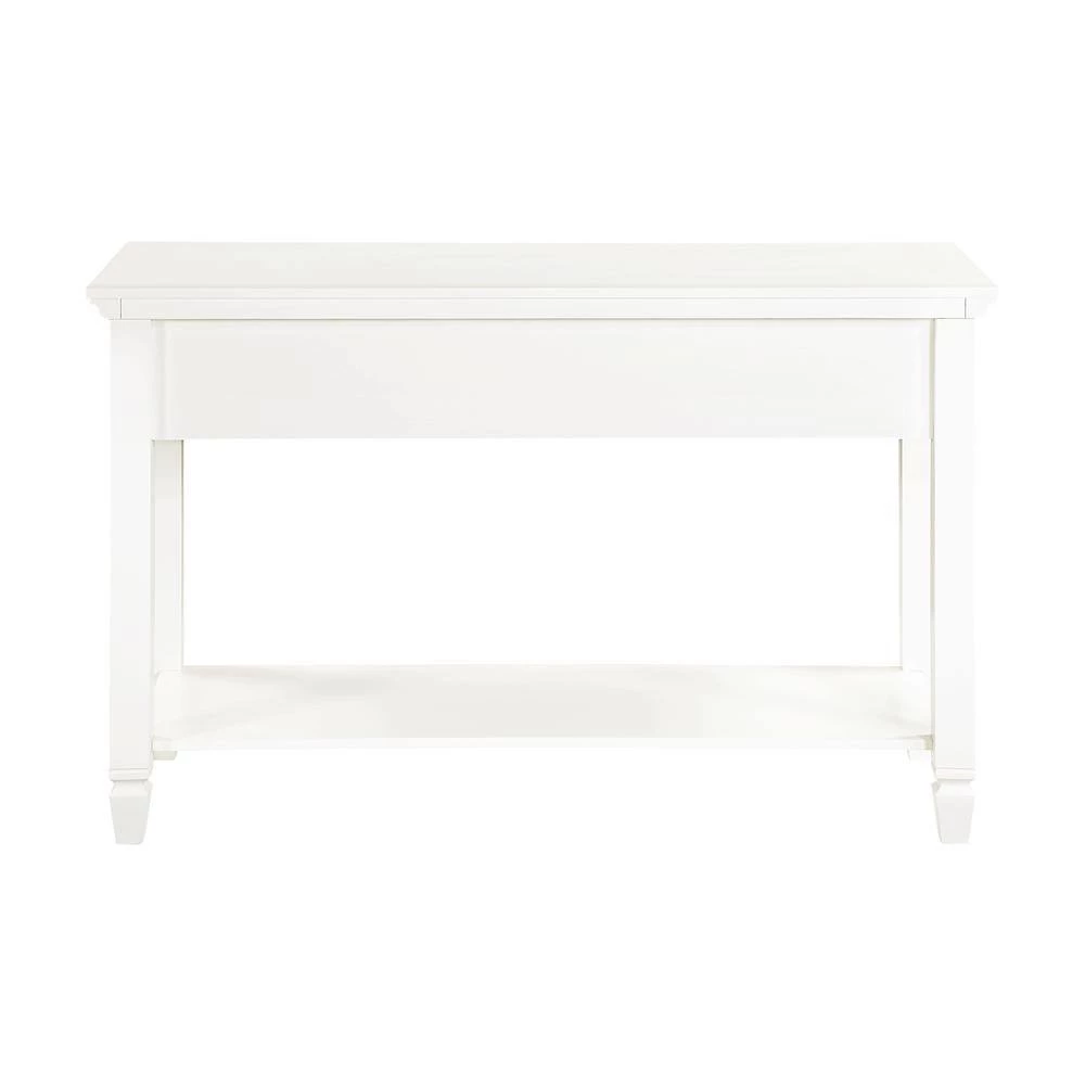47.25 in. White Rectangle Wood Sofa Table with Lower Shelf by Coaster Home Furnishings 7 47.25 in. White Rectangle Wood Sofa Table with Lower Shelf by Coaster Home Furnishings - Image 5