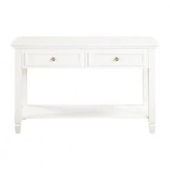 47.25 in. White Rectangle Wood Sofa Table with Lower Shelf by Coaster Home Furnishings 14 47.25 in. White Rectangle Wood Sofa Table with Lower Shelf by Coaster Home Furnishings -Coaster Home Furnishings Shop white coaster home furnishings console tables 753309 c3 1000