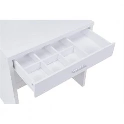 2-Piece Vanity Set with Hidden Mirror Storage and Lift-Top Stool White by Coaster Home Furnishings -Coaster Home Furnishings Shop white coaster home furnishings makeup vanities 300290ii 1f 1000