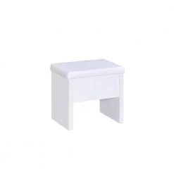 2-Piece Vanity Set with Hidden Mirror Storage and Lift-Top Stool White by Coaster Home Furnishings -Coaster Home Furnishings Shop white coaster home furnishings makeup vanities 300290ii fa 1000