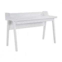 Paiter 50 in. Rectangular White Writing Desk with Power Outlet by Coaster Home Furnishings